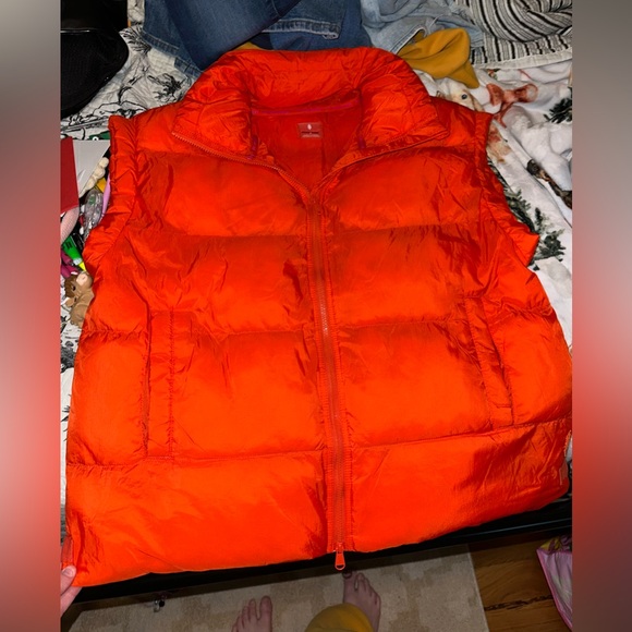 FP Movement by Free People Jackets & Blazers - FP Movement by Free People Vibrant Orange Vest